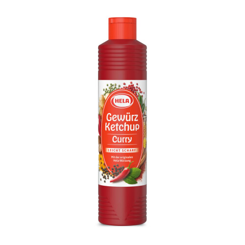 German Hela Hot Spicy Curry Ketchup - 1 x 800