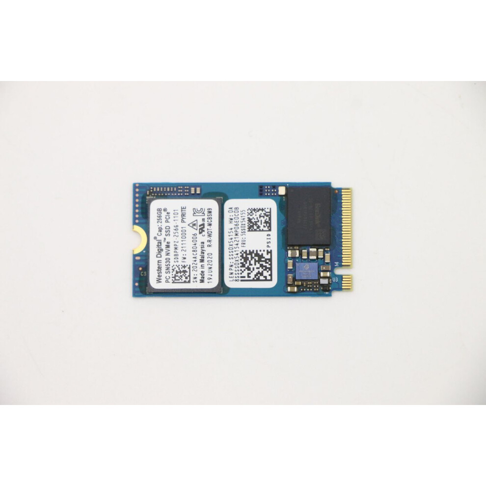 Lenovo 256Gb Pcie 2242 Ssd Nvme Interface Up To 2400 Mb/S Read Speed Ideal For Ultra-Thin Notebooks And Tablets.