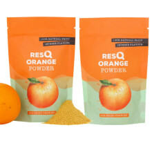 RESQ - Fine Orange Powder: Natural, No Added Sugar - 180g (2x90g)