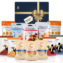 Hattie's Gifts Savoury Nuts Gift Set – Gourmet Mixed Nuts with