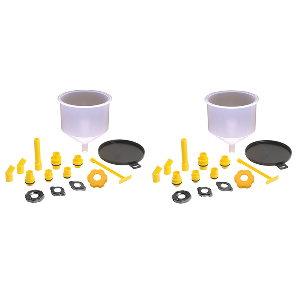 30Pcs Car Radiator Coolant Filling Funnel Kit Spill Proof Cooling System Tool Filling Funnel Spout Pour Oil Tool 4713172260412