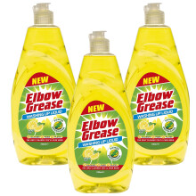 Lemon fresh Washing Up Liquid - Power Degreaser for Glasses Pans and