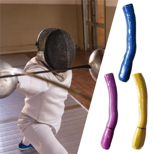 Fencing Foil Epee Handle Curved Straight Handle Portable High Performance Supplies Ergonomic Comfortable Grip