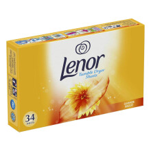 34 Lenor Tumble Dryer Sheets Laundry Fragrance Freshener Softener