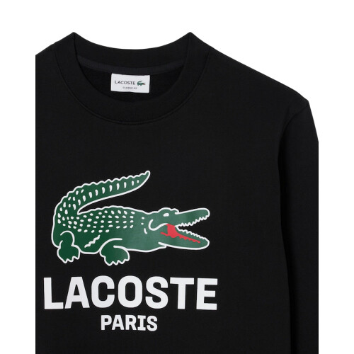 Lacoste (XL, Black) Lacoste Mens Cotton Sweatshirt 2