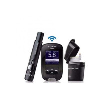 Guide: Blood glucose meter, lancing device, storage pouch (including test strips)
