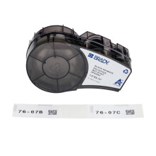 Brady Harsh Environment Multi-Purpose Polyester Labels with Ribbon Pre-Sized for M210 M211 Printers - 0.75" x 1.5"