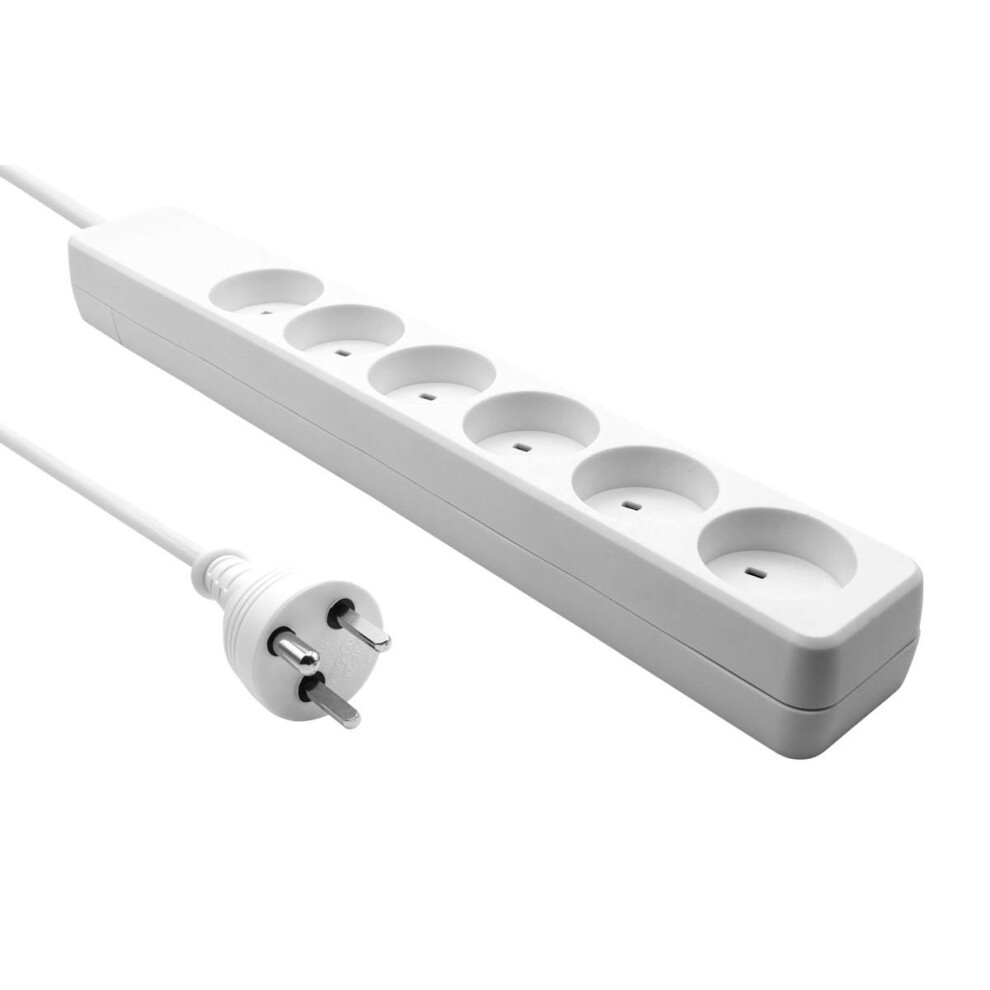 Proxtend Danish Edb Power Strip 6-Way 4M White 5714590023831