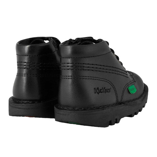 KicKers Kickers Baby Leather Side Zip Ankle Boots 1