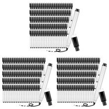 300 Pieces Dry Erase Markers Whiteboard Black Dry Erase Markers with Rubber Cap Fine Tip Dry Erase Markers