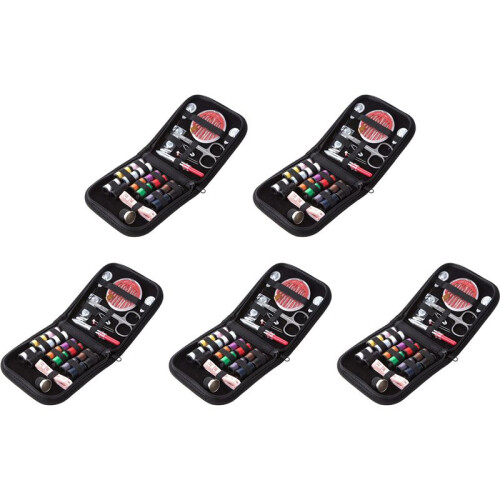 5X Sewing Kit,  Sewing Kit for Home Emergency, Sewing Supplies with Basic Sewing Threads, Needles, Basic Sewing Kit