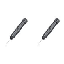 2X Aiguille Applicatrice de Colle en Métal pour les Loisirs, L'Artisanat, le Modèle et la Distribution de Petites Pièces