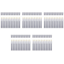 60Pack 6/3 mm Empty Fillable Blank Paint Touch Pen Markers Round Tilted Paint Pens for Art Painting Kit