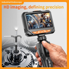 Two-Ways Articulating Borescope Industrial Endoscope Camera, Car Inspection Endoscope for Auto Repair,Plumbing Camera