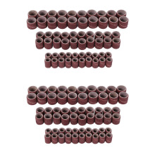 132 Pcs Drum Sanders Set Including 120 Pcs Sanding Bands and 12 Pcs Drum Mandrels