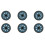 6pcs 8 Holes 125mm Hook Loop Sanding Backing Pad for  Orbital Sander Disk Discs  Cable Backup Stick  Pad 1