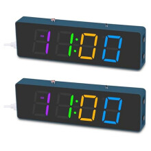 2X Soldering Practice Kit, 4-Digit Digital Alarm Clock Kit with RGB Colorful Modes