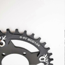 Electric Bicycle Chainring with Adapter Screws E-bike 32T 34T 36T 38T for Bafang BBS01 BBS02 Mid Drive Motor Sprocket Wheel Part