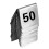 50PCS Restaurant Bar Place Table  Tabletop Number Sign Stackable Table Number Cards Double-Side Black Number 1