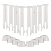 36 Pcs Plastic Pool Joint Pins with 36 Pcs Pool Seals Summer Pool Parts 2.36 Inch Pool Clips for Above Ground Pools