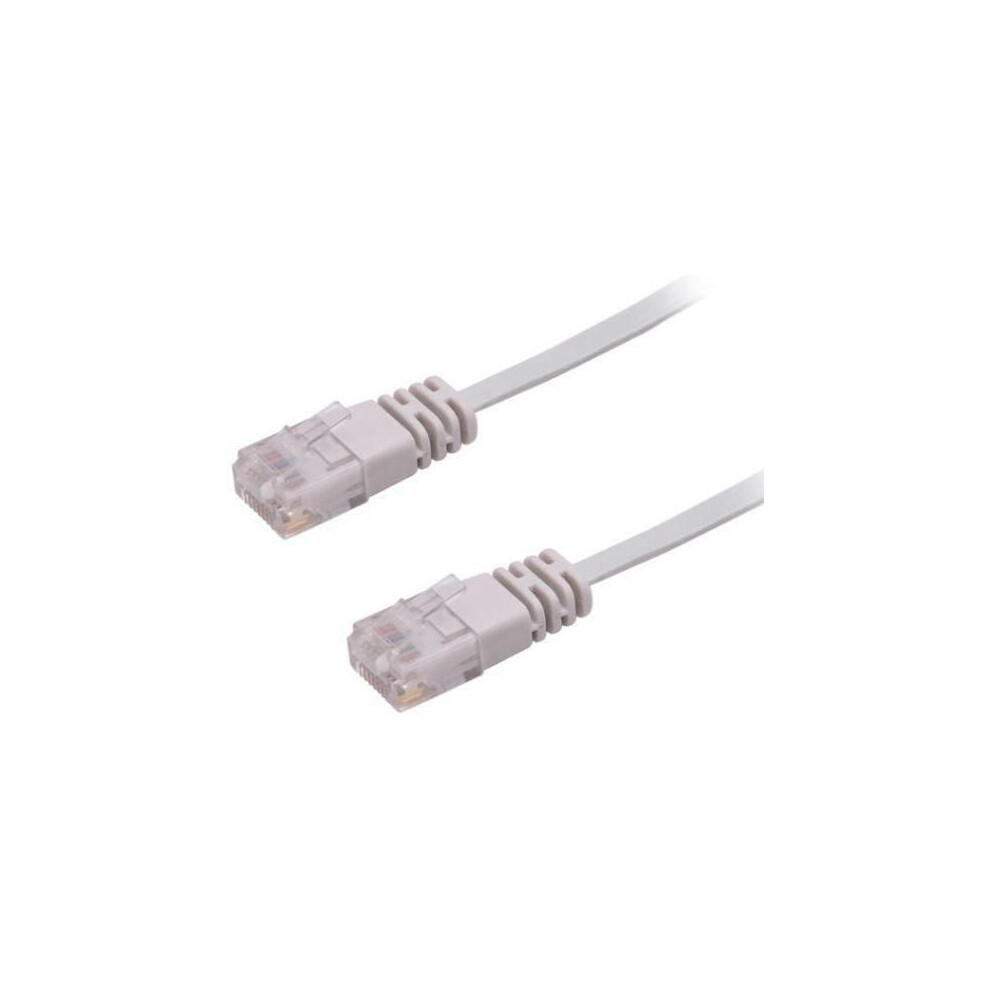 Microconnect Cat6 U/Utp Flat Network Cable 0.5M Grey 5704174170907