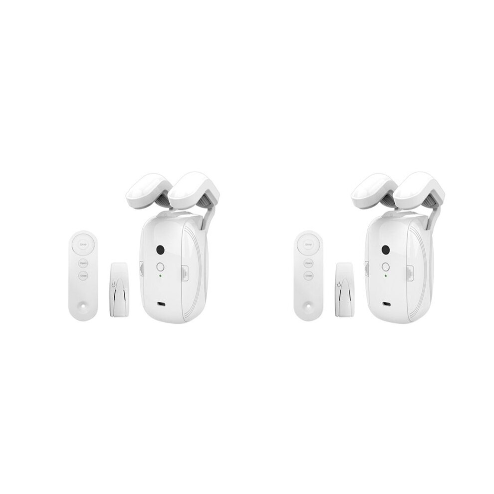 2X Tuya Wifi Automatic Curtain Opener+Remote Roman Rod Curtains Robot Remote Control For Alexa Home 6033391677319
