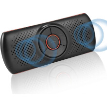 Bluetooth Car Speaker for Cell Phone, Handsfree Bluetooth Car Kit with Visor Clip, in Car Speakerphone Support Siri and Voice Assistant Voice Guidance