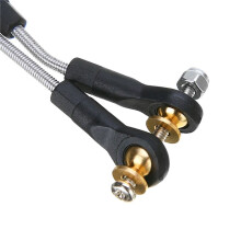5 Set Steering Pull Rod Servo Rod Upgrade Parts for WPL B14 B24 B16 B36 C14 C24 C44 1/16 RC Car Accessories