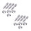 8 Pcs Speaker Spike Isolation Spikes Stand Foot Hifi Speaker Shockproof Cone Base Pads 1