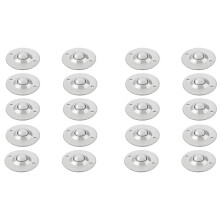 20Pcs CY-16B 5/8-Inch Bearing Steel Roller Flange Conveyor Transfer Unit