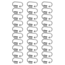 4MM Quick Connect, ,Heavy Duty Stainless Steel Quick Connect for Hammocks, Camping and Outdoor Equipment (30Pcs)