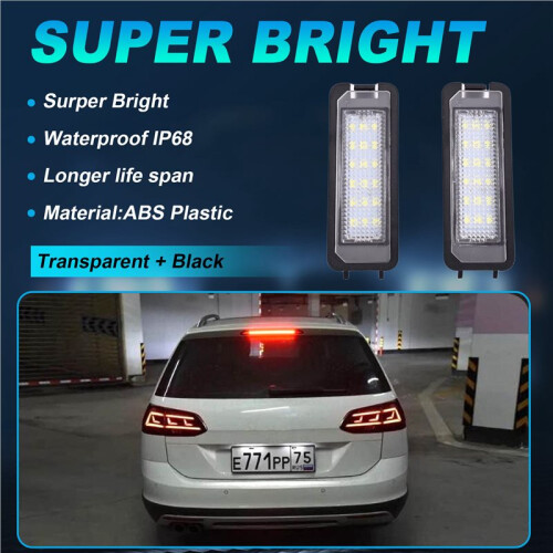 Luce Targa A LED per   MK4 MK5 MK6  CC   Rabbit 2