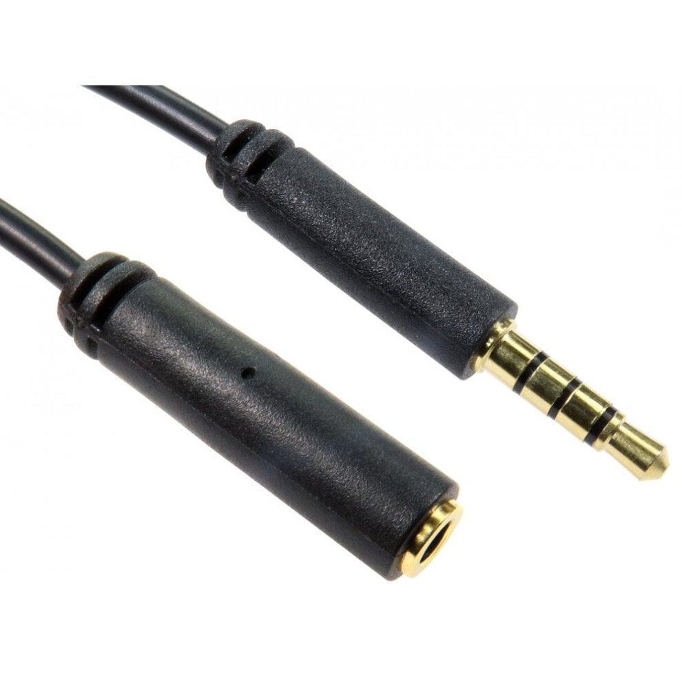 Cms Cables 2M 3.5Mm Trrs Male To Female Extension Cable 5055781248627