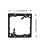 2GANG Multi-Purpose Drywall Panel Low Voltage Mounting Bracket Equipment for Telephone Lines, Network Cables,20PCS 6