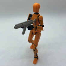 (Black White) T13 Action Figure Titan 13 Action Figure Robot Action Figure3D Printed Action