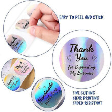 1000 Pieces Laser Inspirational Words Stickers Motivational Quote Stickers Inspiring Planner Stickers Holographic Rainbow Encouraging Stickers Round