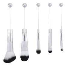 Beadable Makeup Brushes Silicone Beads DIY Makeup Cosmetic Brushes Beaded Brushes Kit for DIY