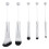 Beadable Makeup Brushes Silicone Beads DIY Makeup Cosmetic Brushes Beaded Brushes Kit for DIY 1