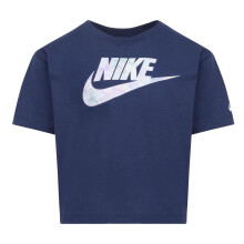 (3-4 Years, Navy) Nike Girls Sci-Dye Boxy T-Shirt