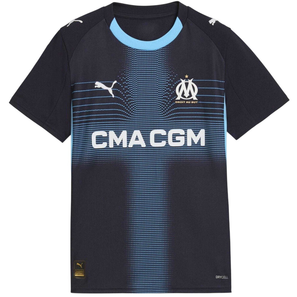 Puma Childrens/Kids 2025/2026 Olympique De Marseille Fc Away Shirt