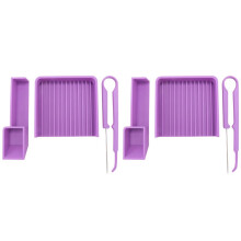 2X Fuse Bead Single Needle-Tweezer & Aligner Tray Set, 5mm Fuse Beads Kit, Fuse Tool for Crafting Jewelry Bracelet