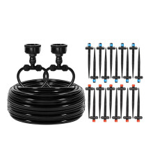 110ft Quick-Connect Tropfbewässerungsset, Gartenbewässerungssystem DIY Automatisches Bewässerungsset für Rasenhochbeete