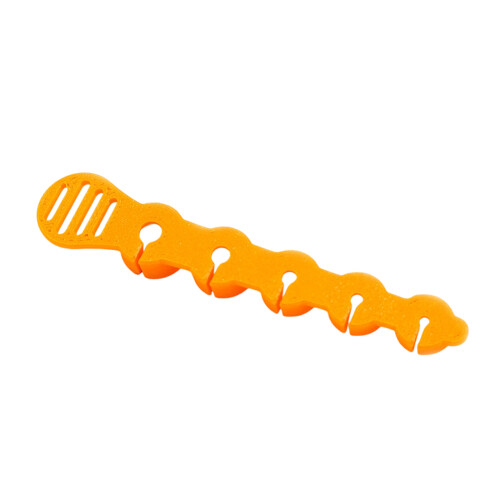 Hair Stacker Feather Holding Tool with Multiple Hole Size Fly Tying Tool Orange