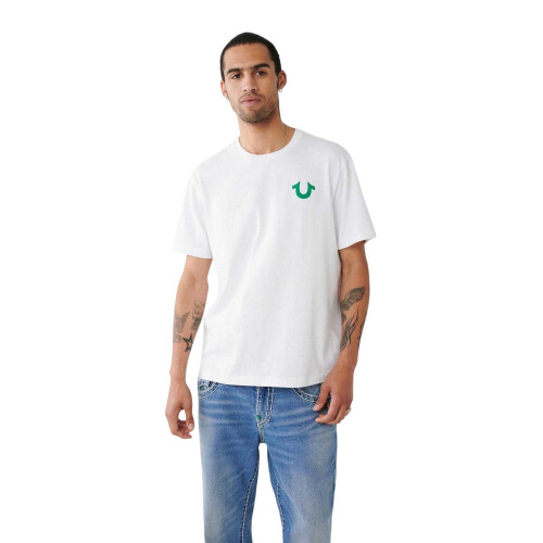 True Religion True Religion Mens Heritage Back Print T-Shirt