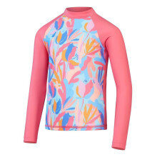 (13-14 Years, Pink/Blue) Speedo Girls Regular Raglan Long-Sleeved T-Shirt