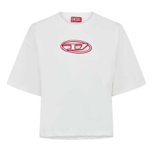 Diesel Womens/Ladies Oval Logo Oversized Crop T-Shirt