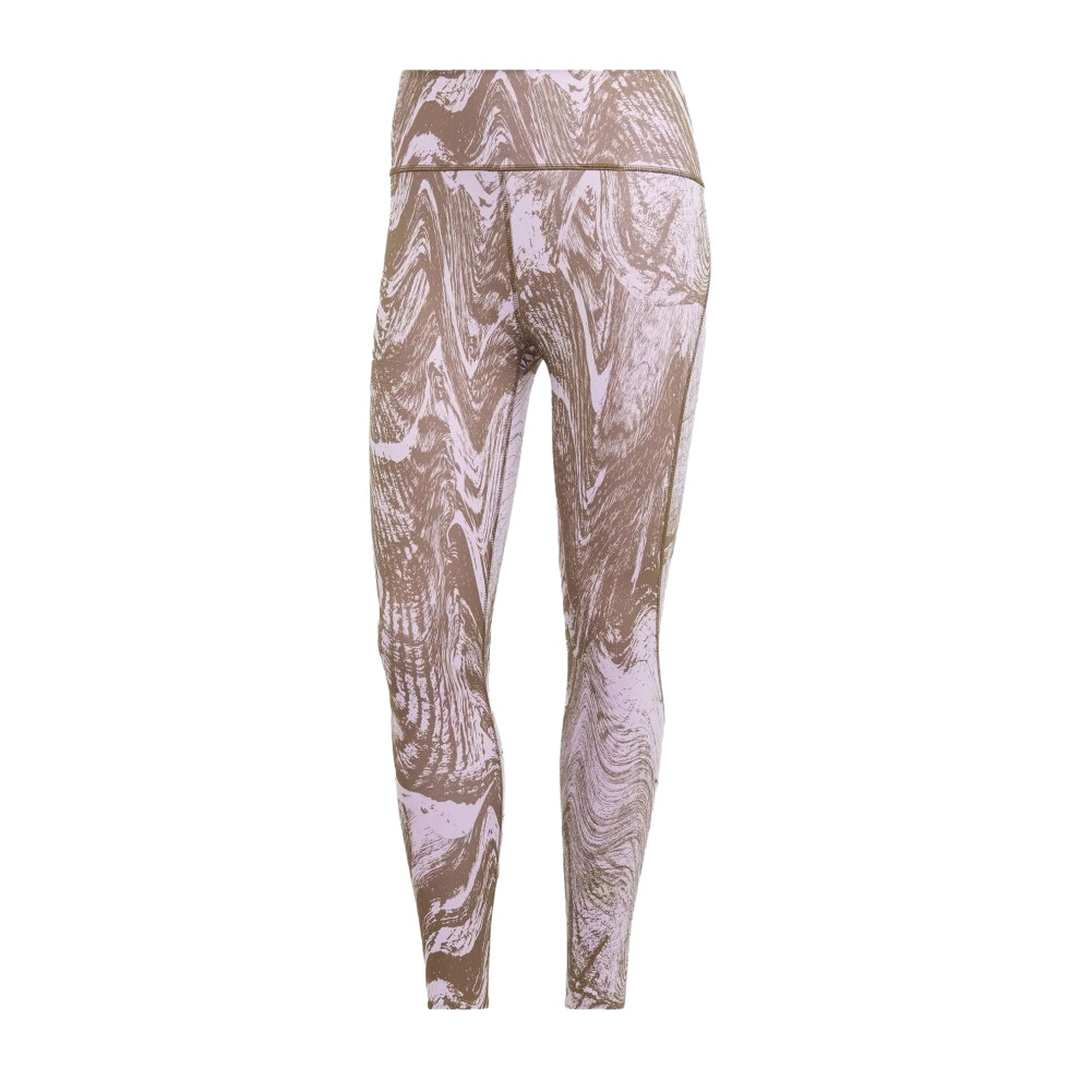 Adidas (6 Uk R, Purple) Womens/Ladies Marble Leggings