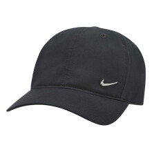 (One Size, Black) Nike Childrens/Kids Metal Swoosh Fabric Baseball Cap