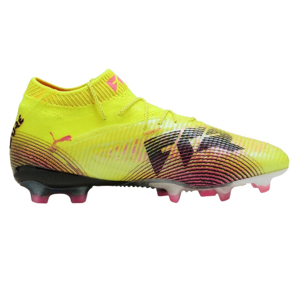 Puma (11.5 Uk, Yellow/Black) Unisex Adult Future 8 Ultimate Firm Ground Football Boots