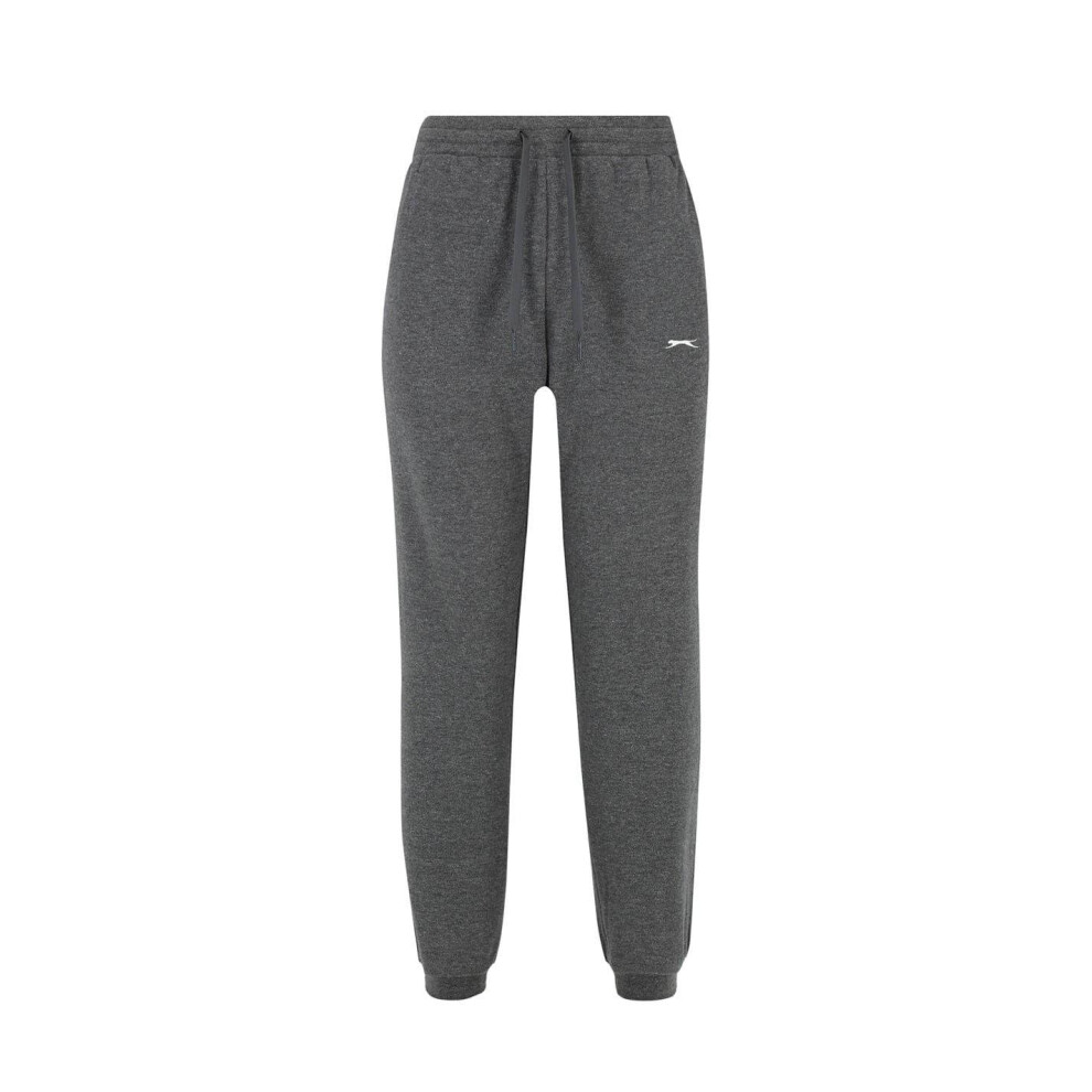 Slazenger (6 Uk, Charcoal Marl) Womens/Ladies Interlock Jogging Bottoms Multicoloured